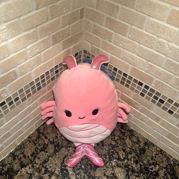 Squishmallows Simone the Shrimp 7" Stuffed Plush - Picture 5 of 7